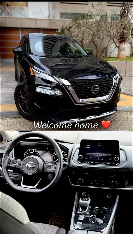 Rent cars wedding Nissan rogue 2022 black