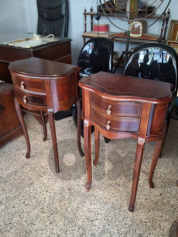 pair of antique hightables