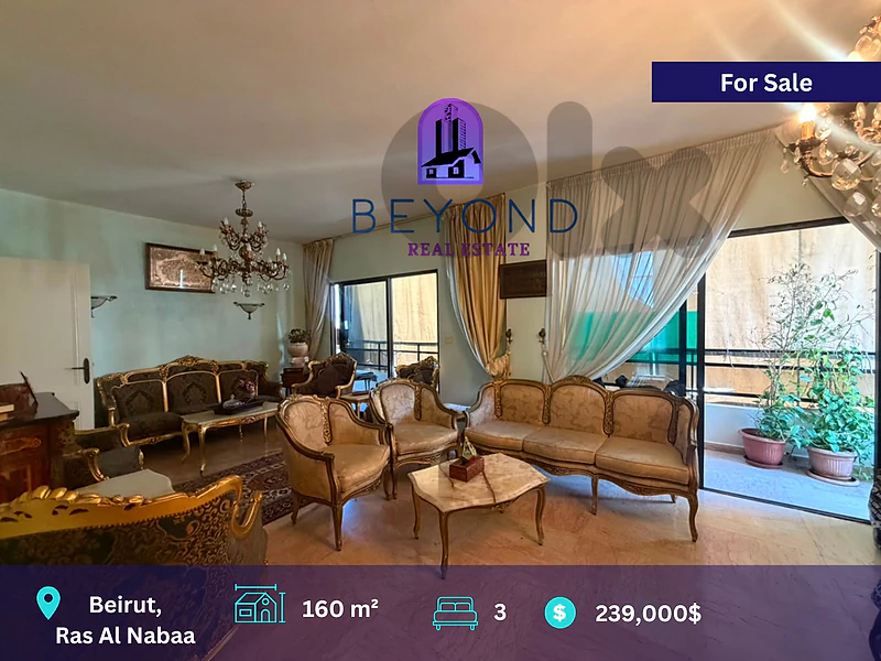 Apartment for sale in Ras Al Nabaa  / شقة للبيع في راس النبع