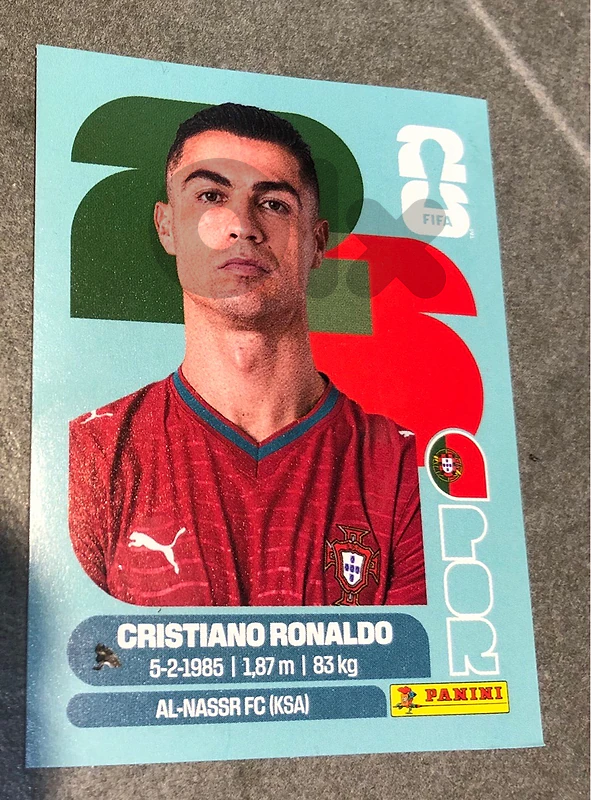 Panini sticker WC 2026 - Cristiano Ronaldo Panini sticker WC 2026 - Cristiano Ronaldo