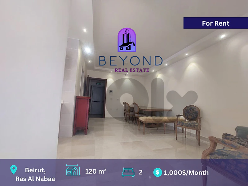 Apartment for rent in ras al nabaa  /شقة للإيجار في راس النبع