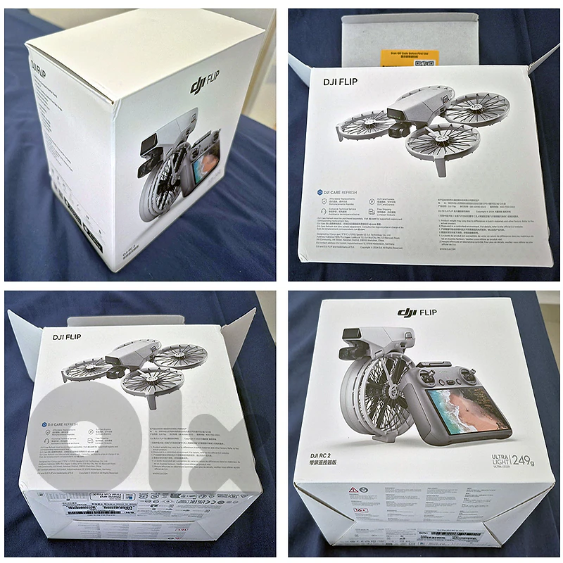 DJI Flip Drone + RC2 Remote (Follow Me Mini Drone)
