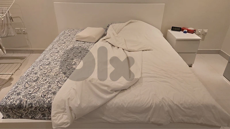 bed and night table bed and night table