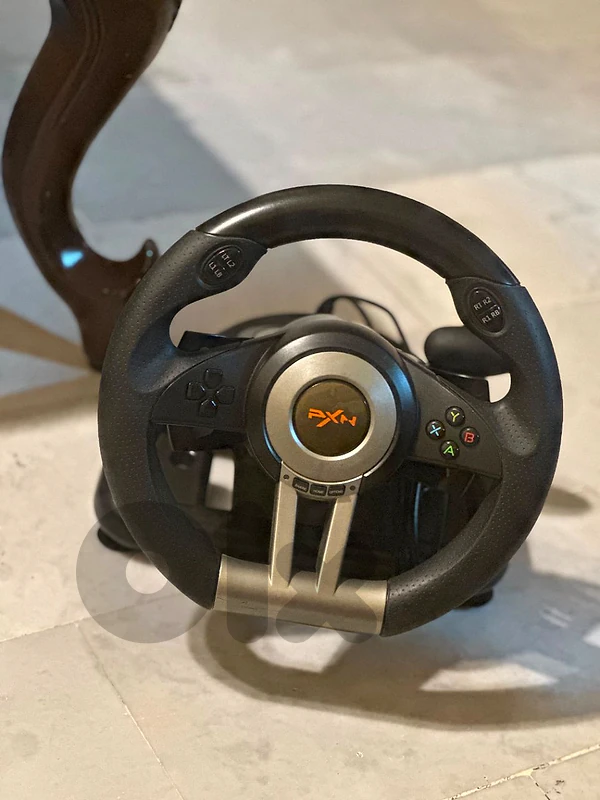 steering wheel and camera