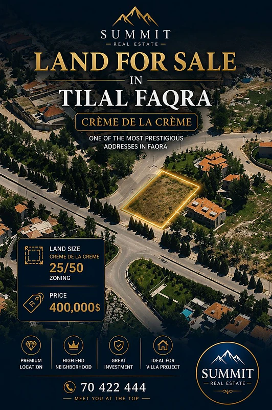 Crème de la Crème Land for Sale – Tilal Faqra Crème de la Crème Land for Sale – Tilal Faqra