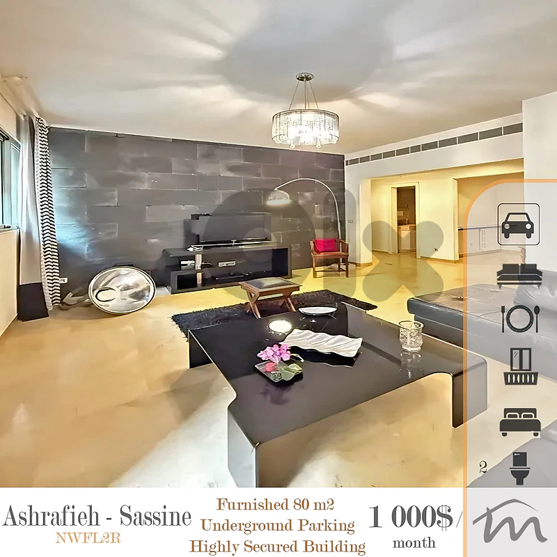 Ashrafieh - Sassine | Furnished 1 Bedroom Apart | Underground Parking