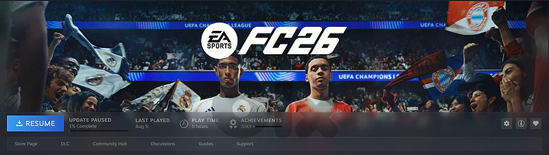 Fc26 steam account