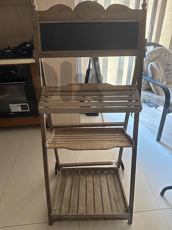 wooden movable rack