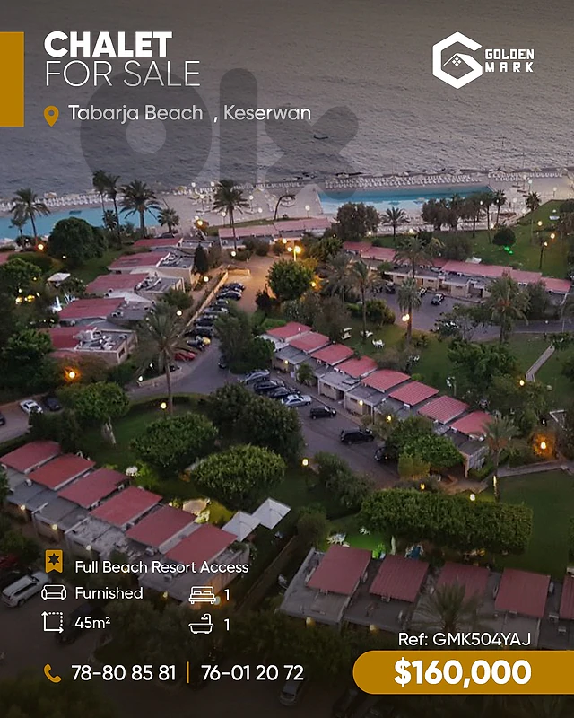 GMK504YAJ Chalet For Sale In Tabarja Beach شاليه للبيع في طبرجا بيتش GMK504YAJ Chalet For Sale In Tabarja Beach شاليه للبيع في طبرجا بيتش
