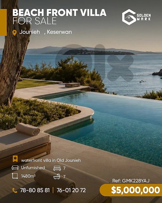 GMK228YAJ  - Exceptional Waterfront Villa In Old Jounieh