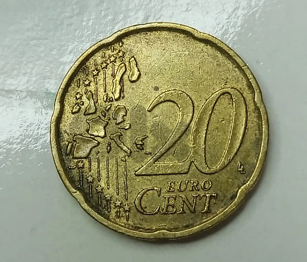coin 20 cent euro 2002