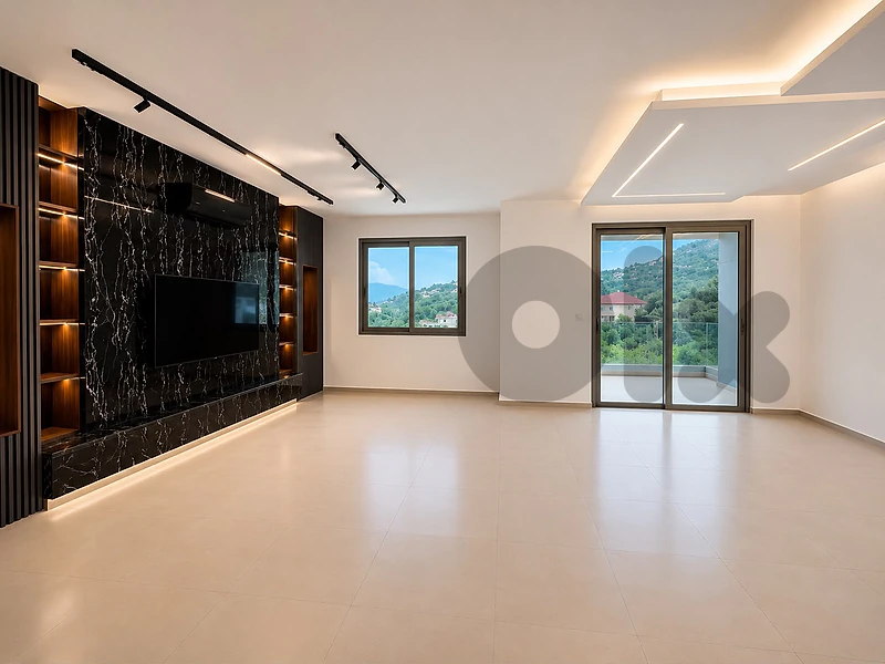 Luxurious apartment 160m+65m Terrace for sale in Broumana