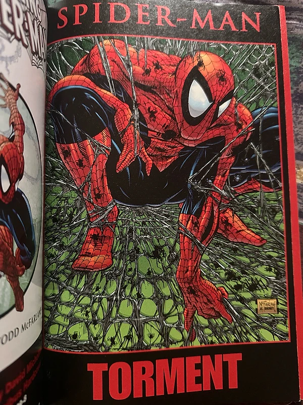 Spiderman comic book torment by todd mcfarlane