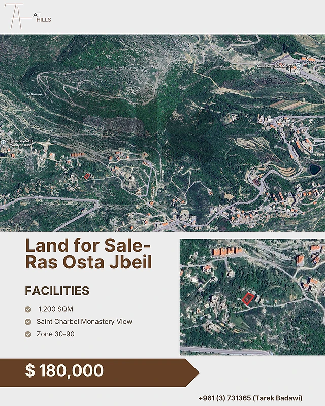 Land for sale in Ras Osta