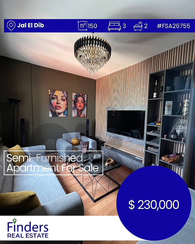Apartment for sale in Jal El Dib! شقة للبيع في جل الديب! Apartment for sale in Jal El Dib! شقة للبيع في جل الديب!