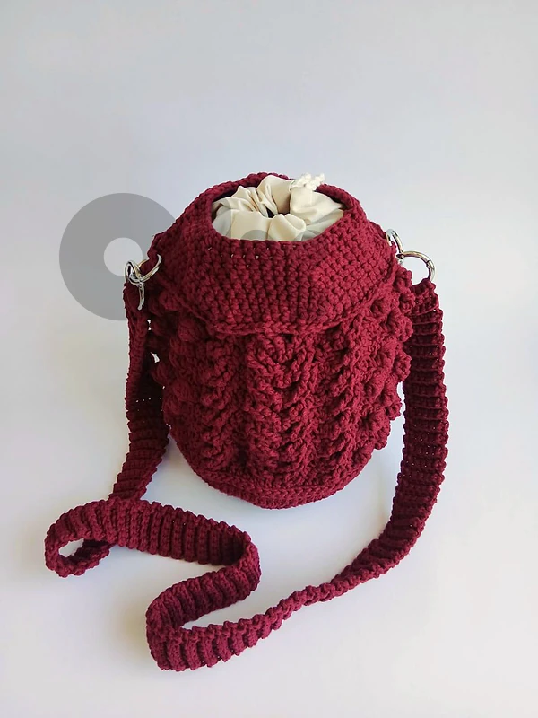 Wine Red Statement Bag