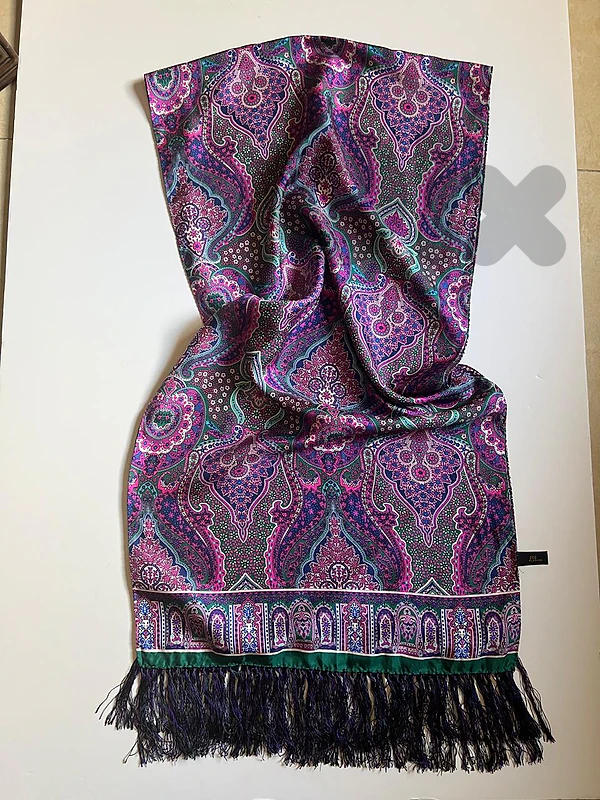 💯 silk scarf