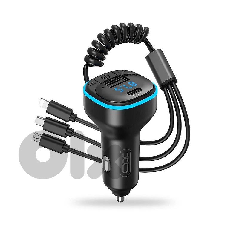 multi cable car charger FM blutooth