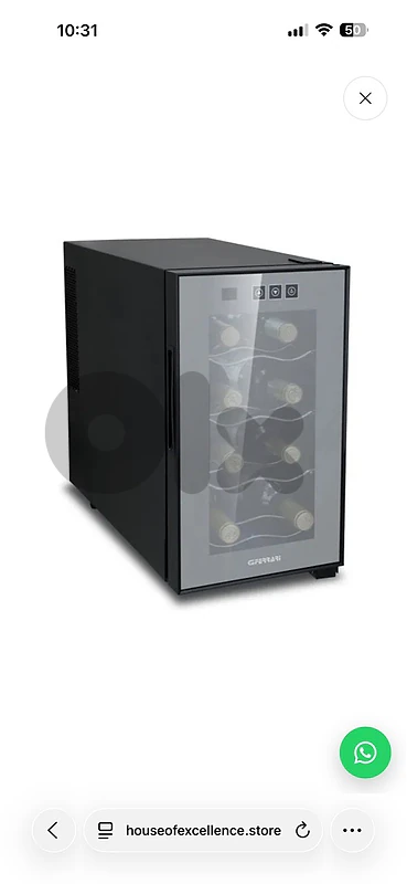 G3Ferrari 8-Bottle Thermoelectric Wine Cooler
