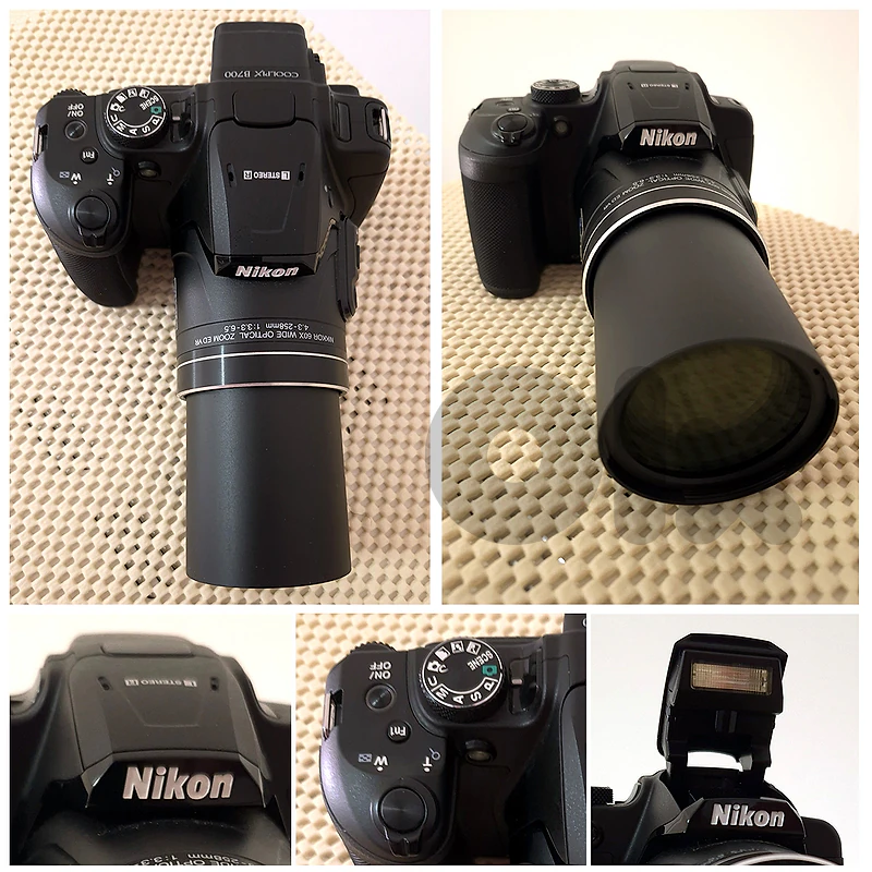 Nikon Coolpix B700 Camera 3" LCD, 20MP, 4K, WiFi, 60x optical, 64GB SD