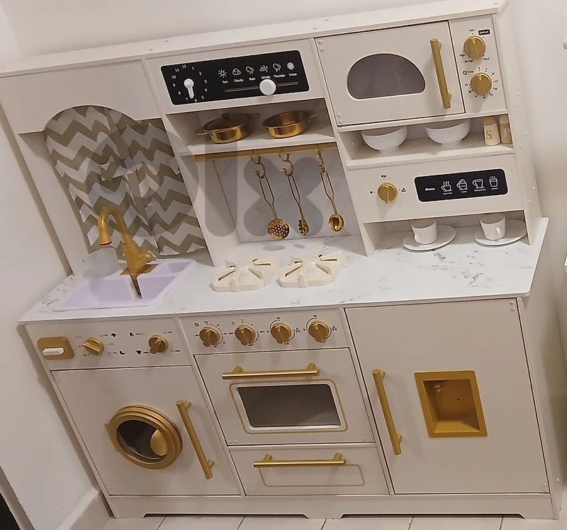 wooden kitchen play