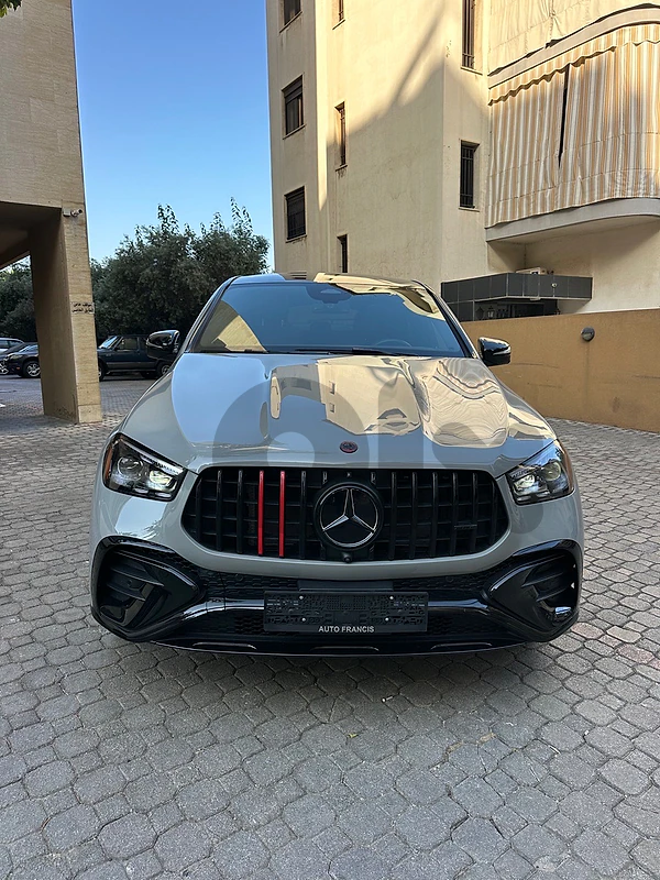 Mercedes GLE 53 AMG coupe  2025 Nardo gray on black & red pepper
