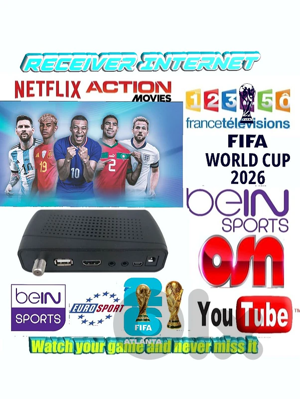 SKY-SAT EU-R96 (Receiver  FULL HD) رسفير يعمل على نت بدون طبق دش س