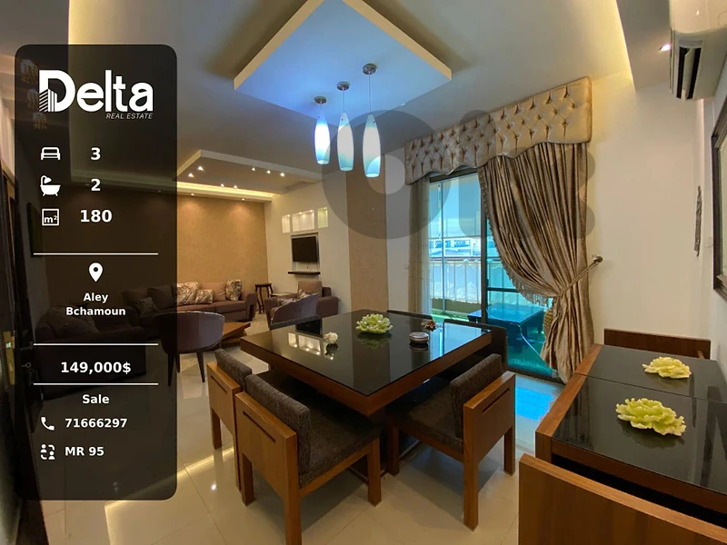 Prime Location Apartment for Sale in Bchamoun, Aley