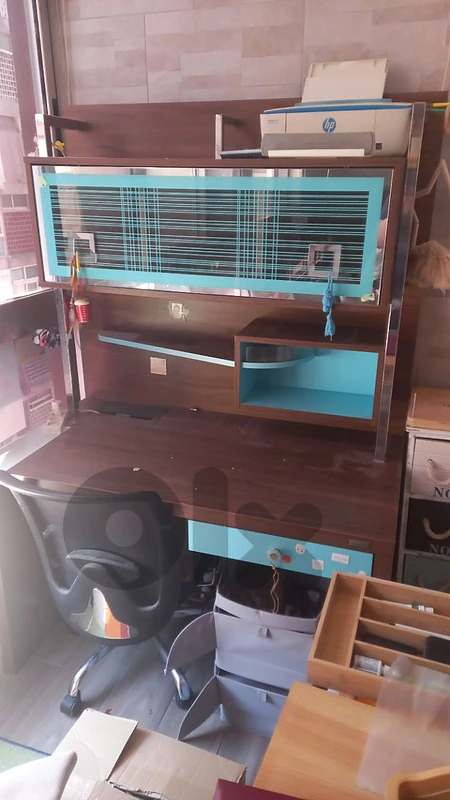 Desk with Storage area and chair