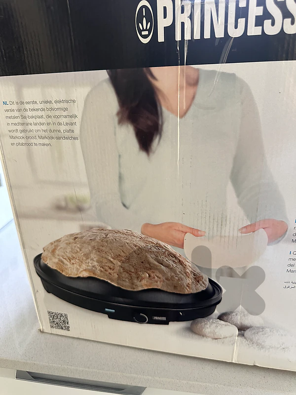 Princess Saj & Nan Bread Maker 1800W (Model PRN.163000)