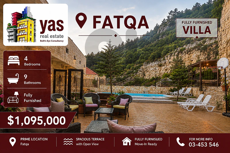 Fatqa 520m2 + 300m2 Terrace | Deluxe Villa | Fully Furnished | View |P