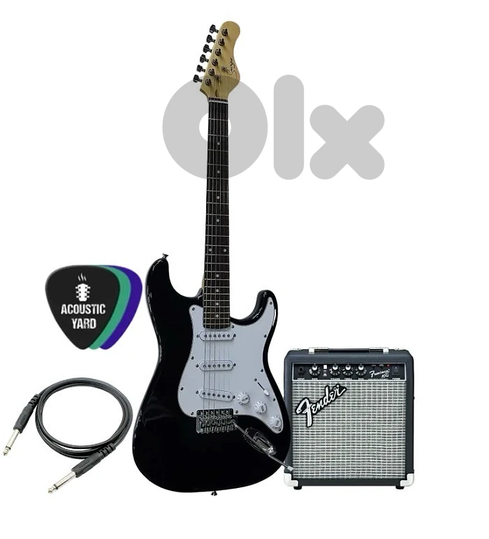 Smiger SSS & Fender Frontman 10G Electric Guitar Bundle