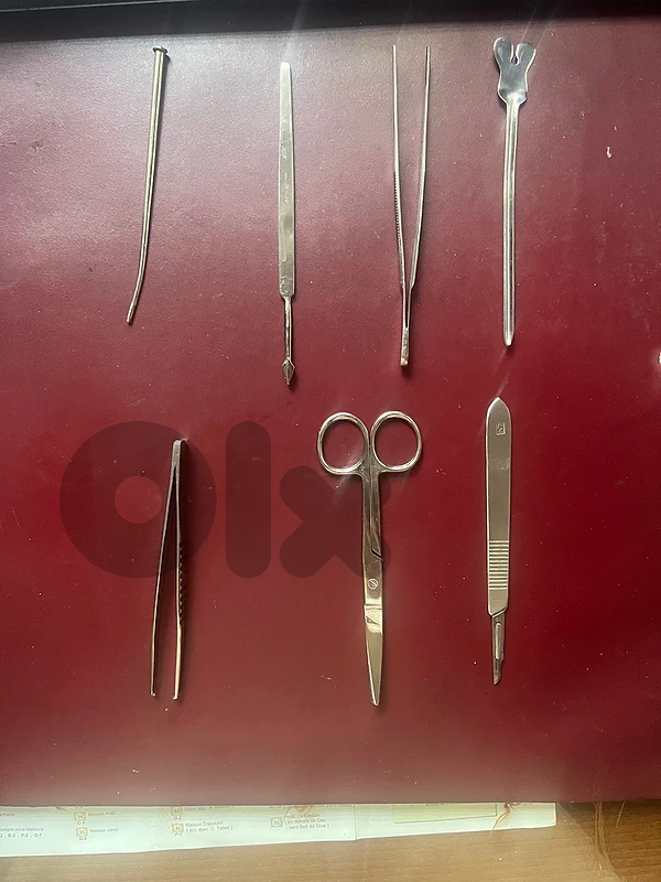 Vintage 7-Piece Student Biology & Anatomy Dissection Kit
