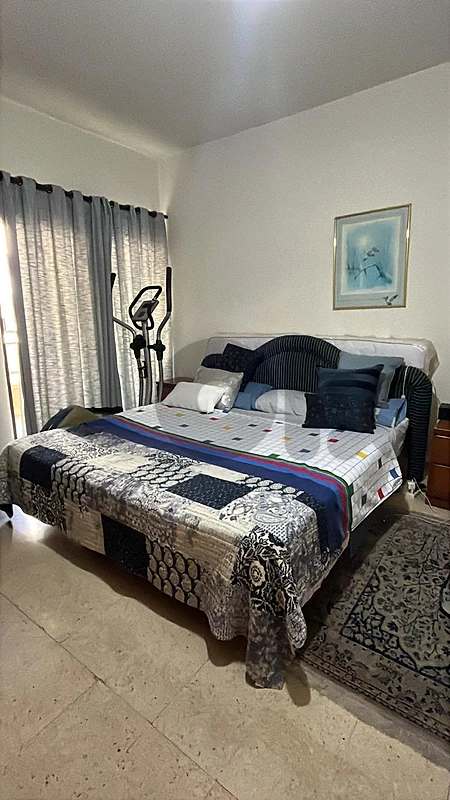 double bed with mattress