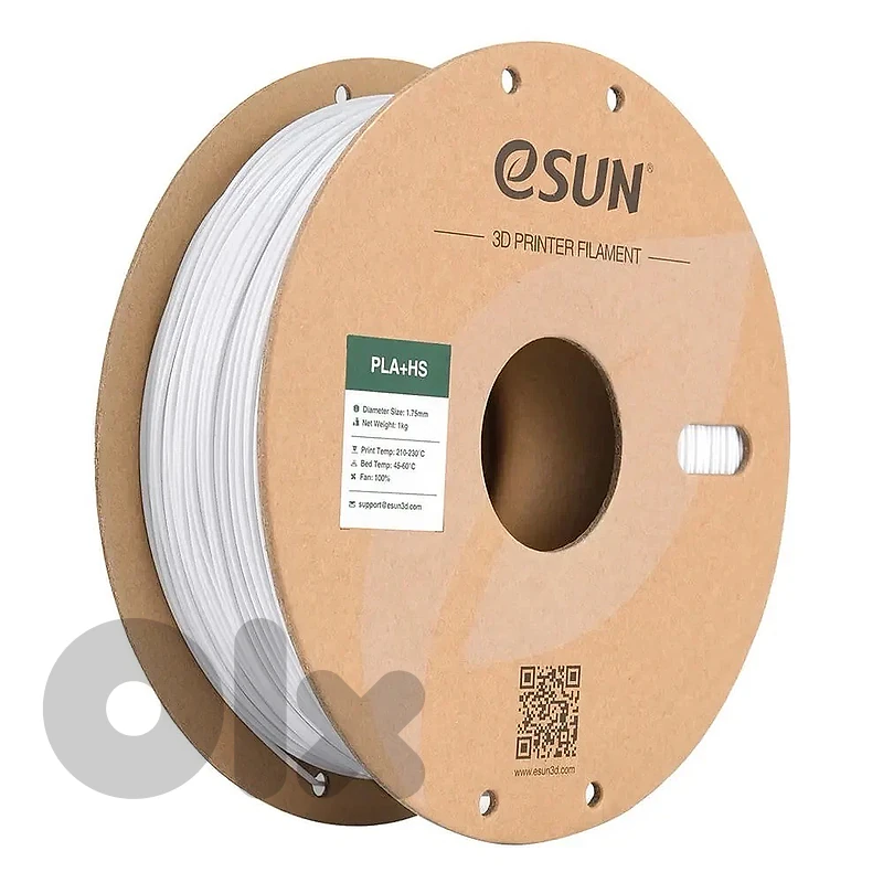 eSUN ePLA+HS (High Speed) Filament 1kg - White (Brand New)