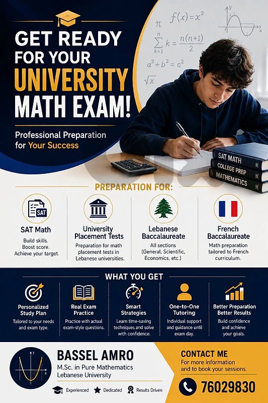 Mathematics Tutor | School & University