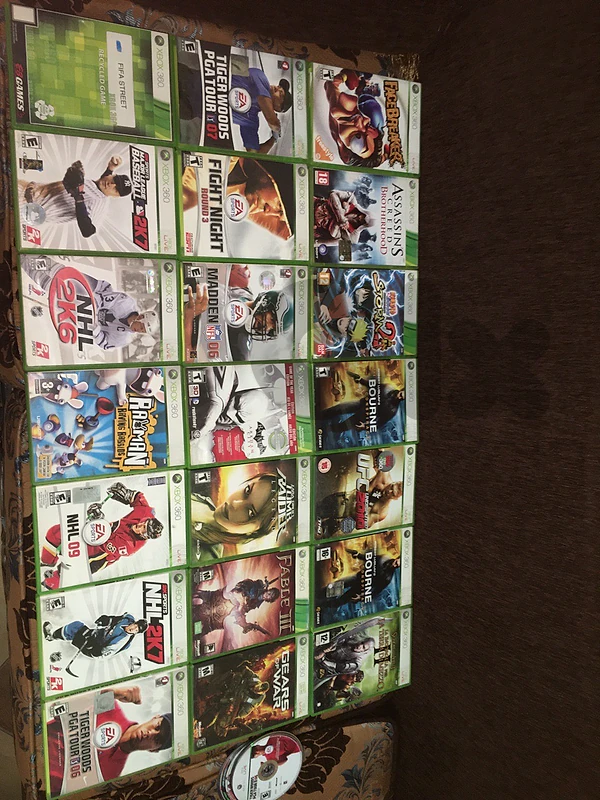 xbox 360 games cd’s