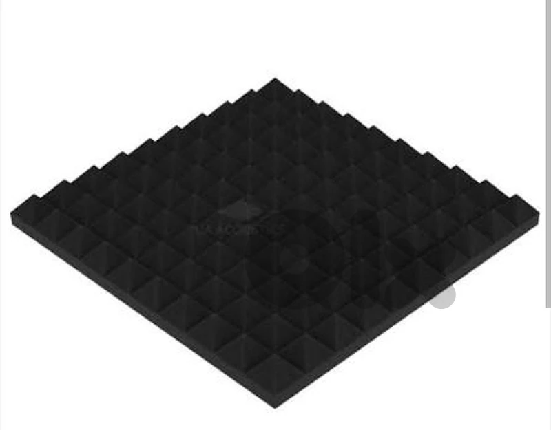Black Pyramid Acoustic Foam panels 1m* 1m 4cm thickness