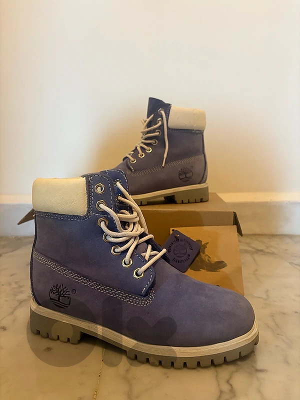 Original Timberland Sky Blue Waterproof Boots – Size 37