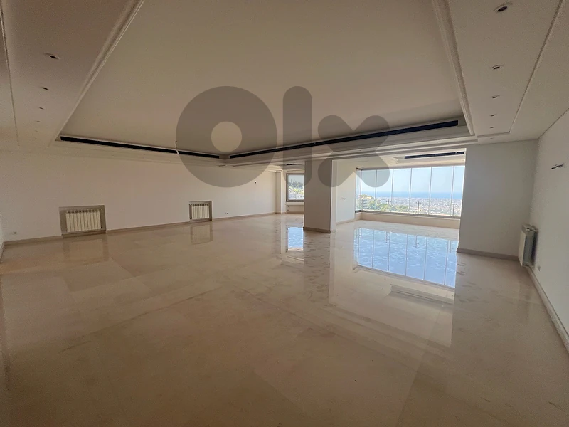 super deluxe for rent in baabda open sea view