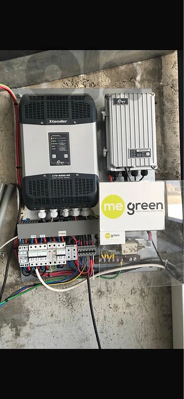 Complete system: inverter, charger, batteries, panels for sale