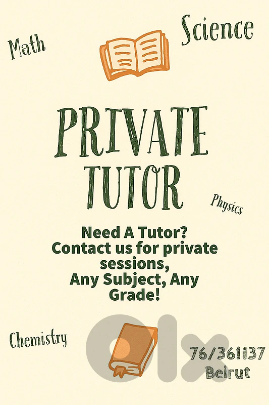 Leçons Particulières / Private Tutor