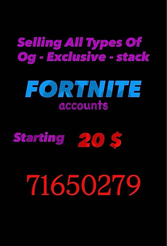 fortnite accounts
