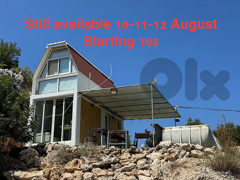 chalet bungalow rent Faitroun Satellity, faraya daily, weekly, monthly