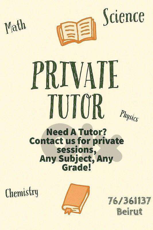 Private Tutor - Teacher - Agenda