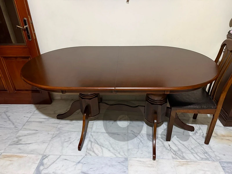 طاولة سفرة مع ٦ كراسي كتير نظيفة dinning table with 6 chairs طاولة سفرة مع ٦ كراسي كتير نظيفة dinning table with 6 chairs