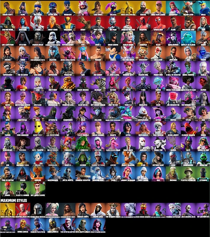 fortnite account travis merry minity axe