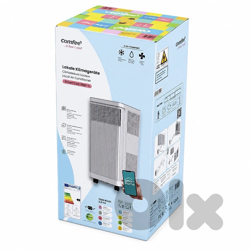 Comfee SmartCool 7000 Pro – Smart Portable Air Conditioner with Wi-Fi