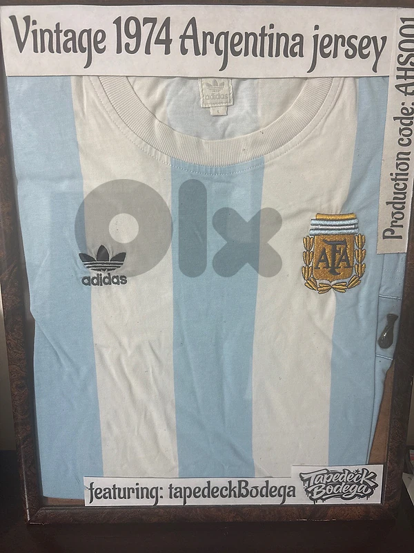 Vintage Argentina 1974 retro football jersey 🇦🇷⚽