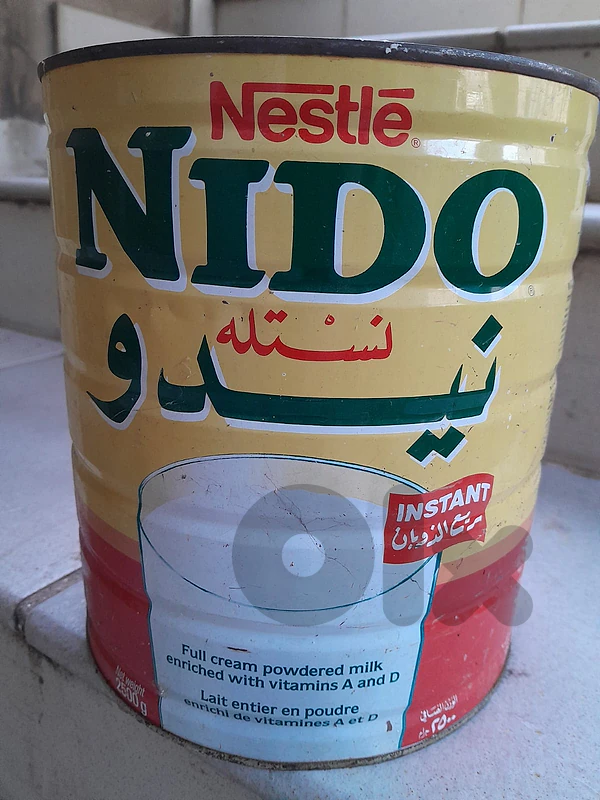 تنكة نيدو حجم كبير من سنة 1995